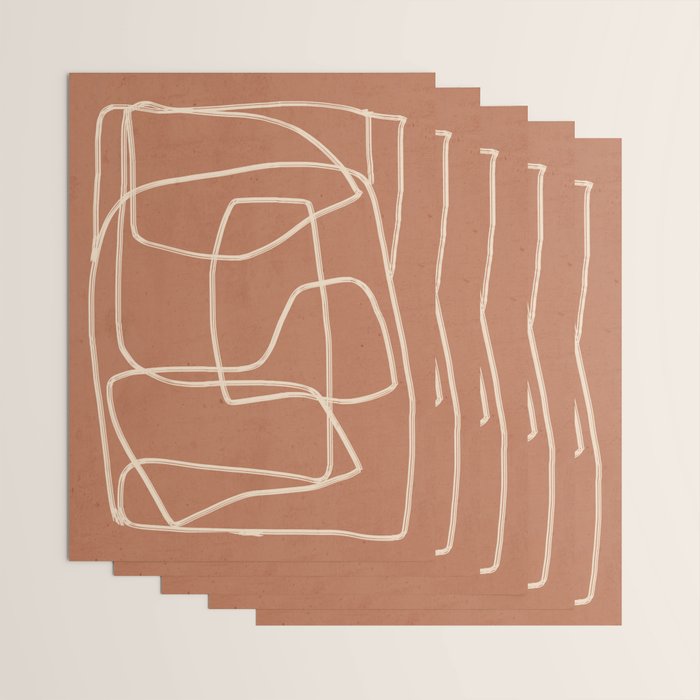 Abstract line art 22 Wrapping Paper Gallery Image 3
