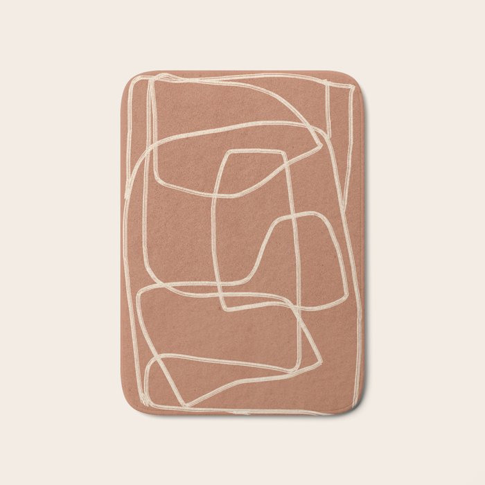 Abstract line art 22 Bath Mat Gallery Image 1