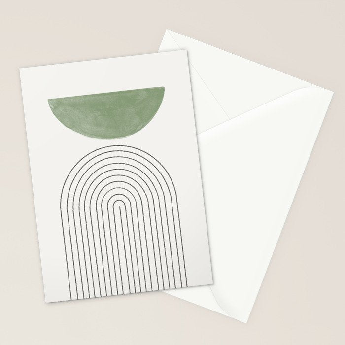 Green Moon Arch Stationery Card Gallery Image 2