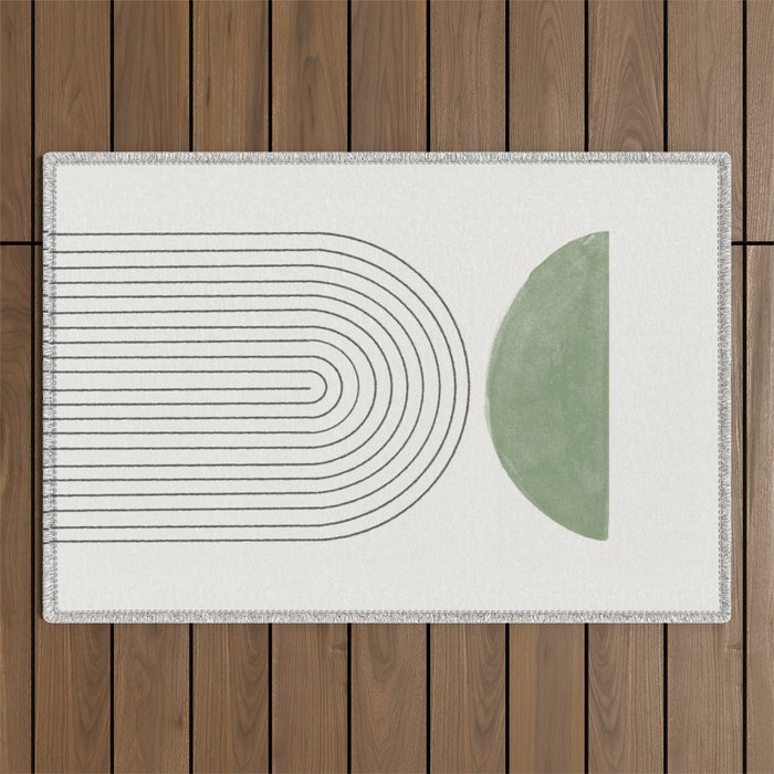Green Moon Arch Outdoor Rug Gallery Image 1