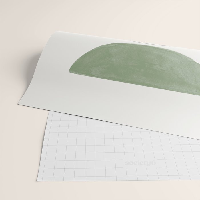 Green Moon Arch Wrapping Paper Gallery Image 2
