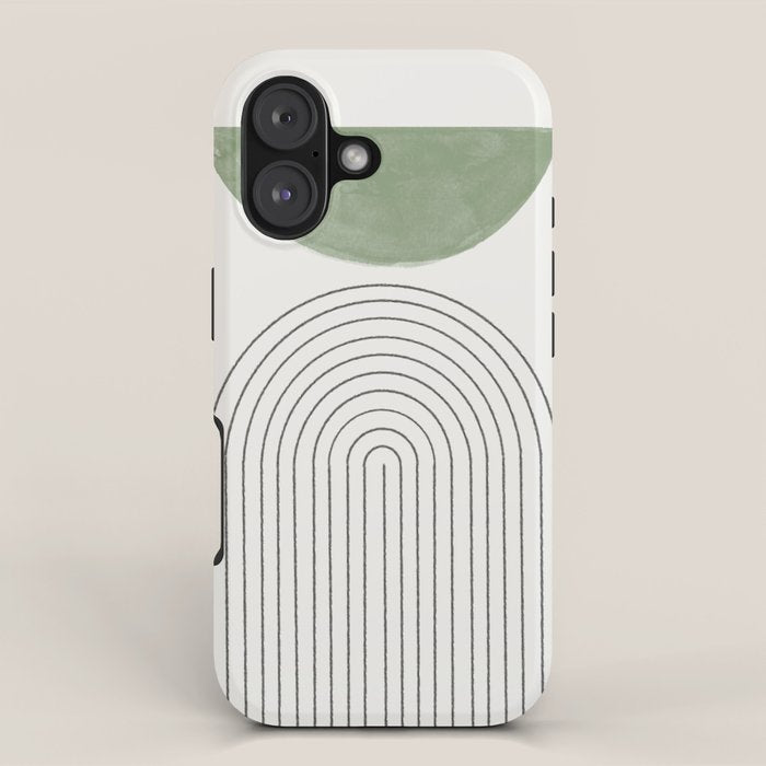 Green Moon Arch iPhone Case Gallery Image 1