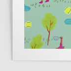Let's Play Tennis in Soft Green Poster Gallery Image 3