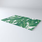 Jungle Leaves Tropical Botanical Rug Gallery Image 3