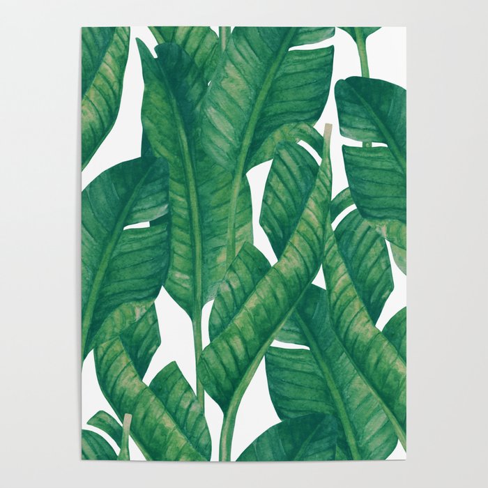 Jungle Leaves Tropical Botanical Poster Gallery Image 4