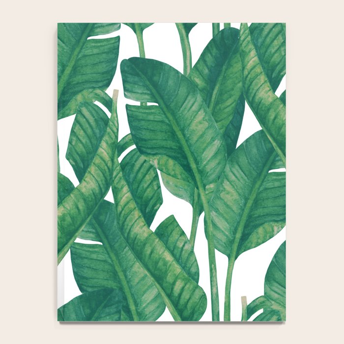 Jungle Leaves Tropical Botanical Notebook Gallery Image 4