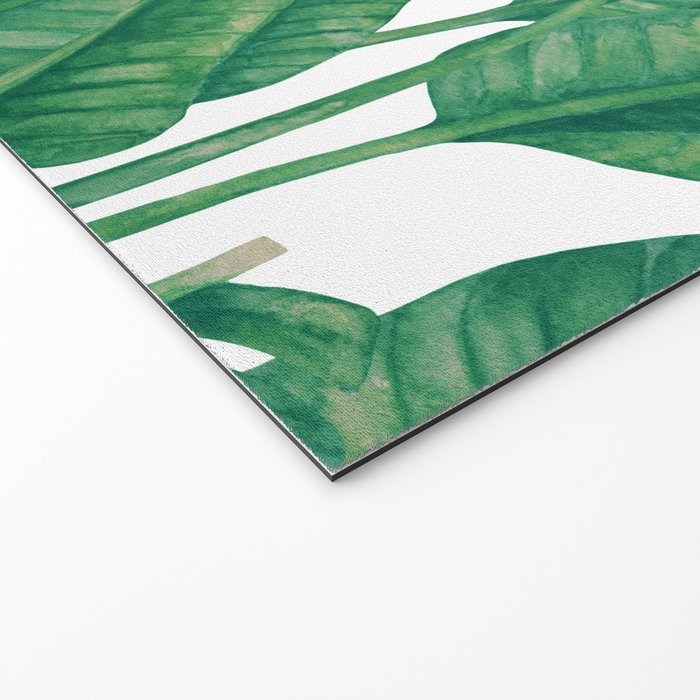 Jungle Leaves Tropical Botanical Welcome Mat Gallery Image 2