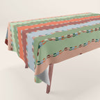 Paper Chains Festive Tablecloth Gallery Image 1