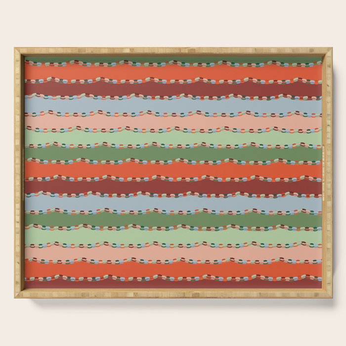 Paper Chains Festive Serving Tray Gallery Image 1
