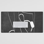 Abstract line art 93 Desk Mat Gallery Image 1
