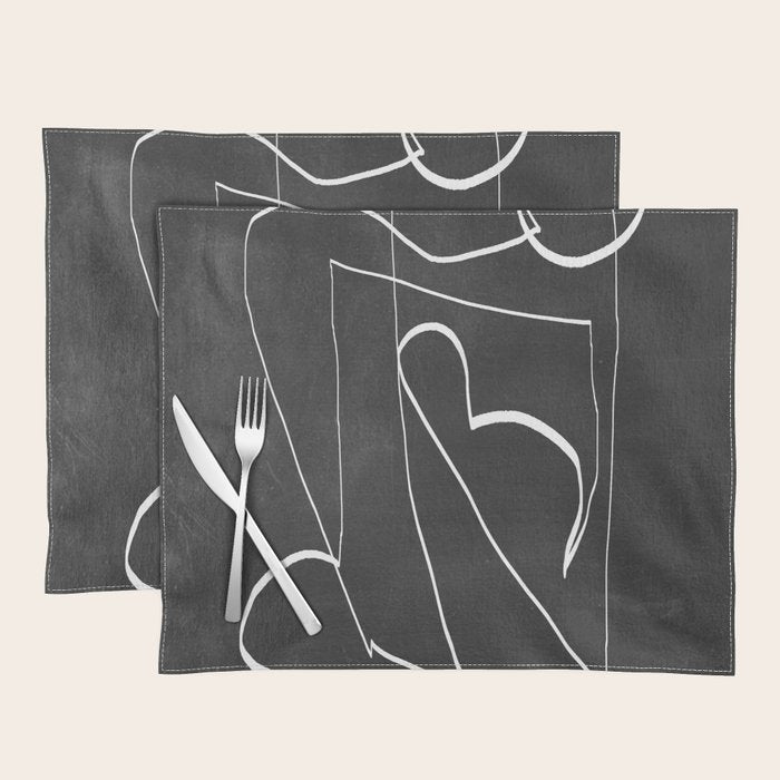 Abstract line art 93 Placemat Gallery Image 1