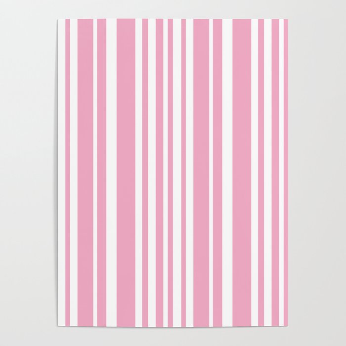 Classic Stripes XXXI - Pastel Pink  Poster Gallery Image 4