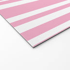 Classic Stripes XXXI - Pastel Pink  Welcome Mat Gallery Image 2