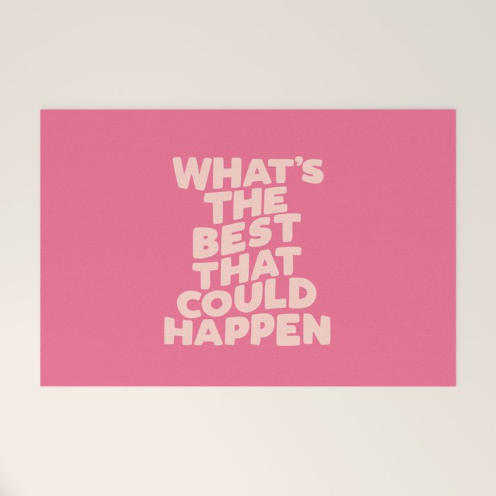 What's The Best That Could Happen Welcome Mat Gallery Image 1