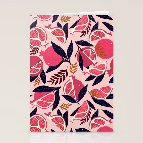 Pomegranate - Pink Stationery Card Gallery Image 2