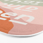 What's The Best That Could Happen - Typography Print Bath Mat Gallery Image 3