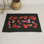 Red guppy Rug Gallery Image 1