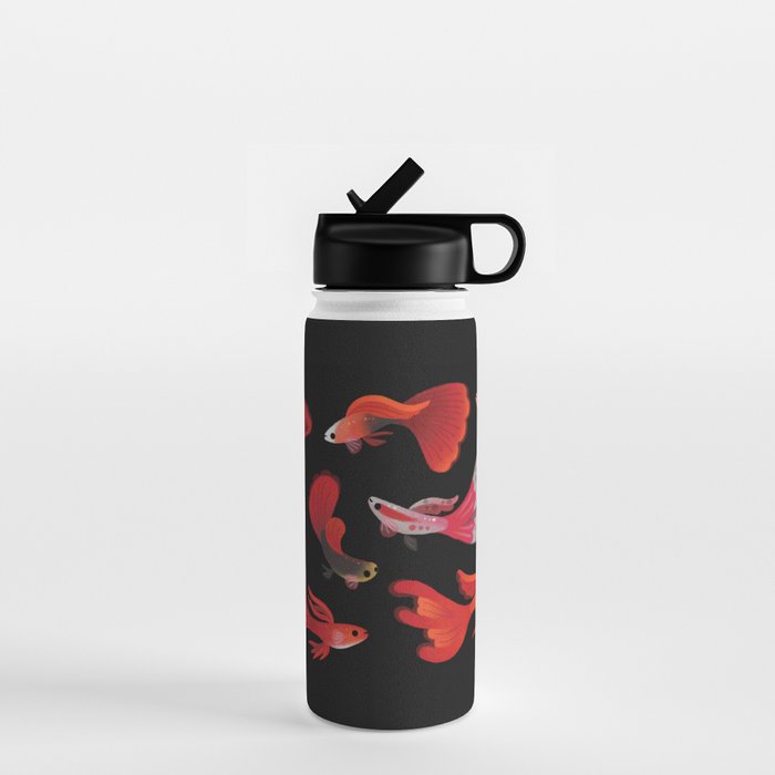 Red guppy Water Bottle Gallery Image 1