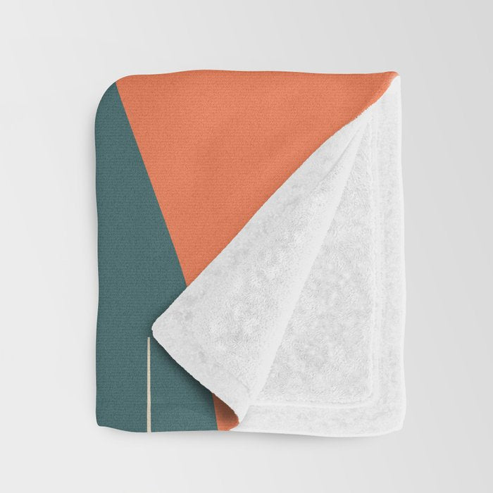 Modern Botanicals No 8 Throw Blanket Gallery Image 3