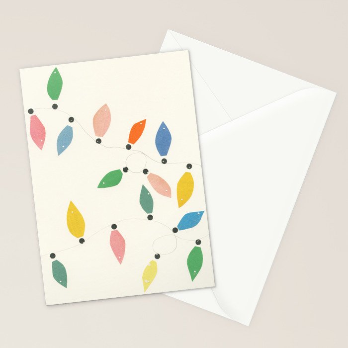 Fairy Lights Stationery Card Gallery Image 2