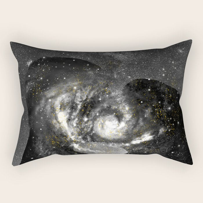 The way our souls melted. Rectangular Pillow Gallery Image 1