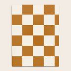 Checkered (Golden Cream) Notebook Gallery Image 4