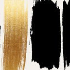 Brush Strokes (Black/Gold) Coffee Mug Gallery Image 2