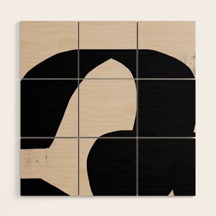 Abstract Painting Part 2 Wood Wall Art Gallery Image 1