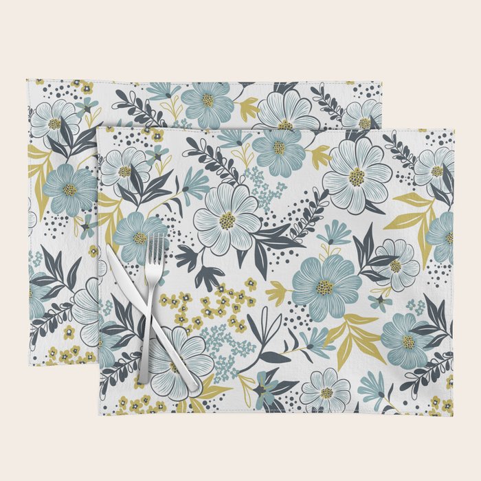 Harper - Dusk Blue Placemat Gallery Image 1