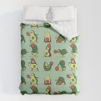 Avocado Yoga With The Seed Duvet Cover Gallery Image 6