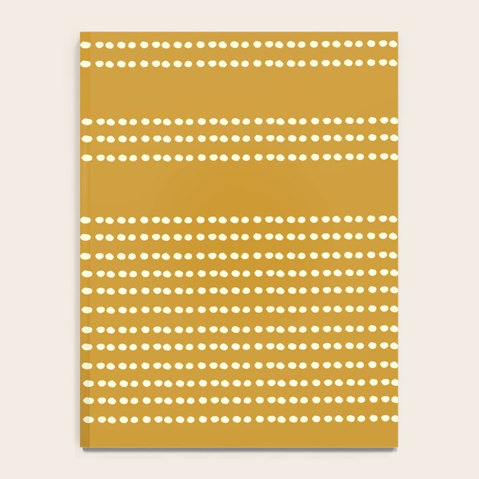 Spotted, African Pattern in Yellow Notebook Gallery Image 4