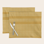 Spotted, African Pattern in Yellow Placemat Gallery Image 1