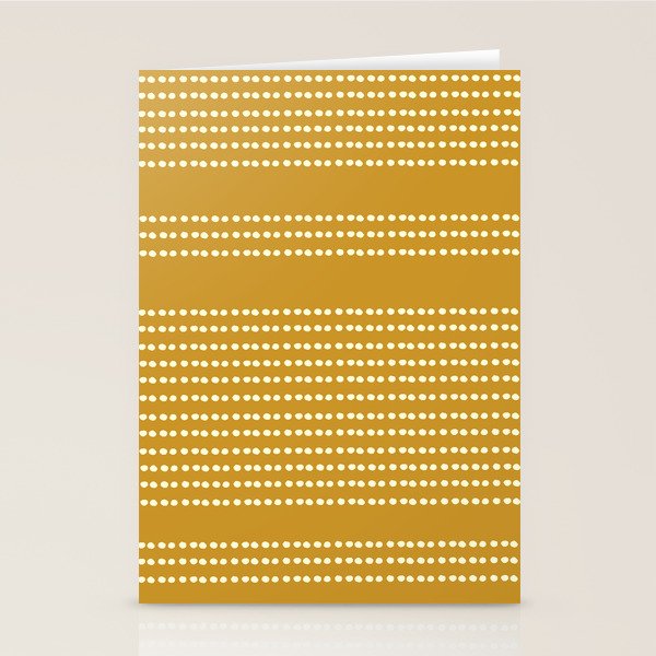 Spotted, African Pattern in Yellow Stationery Card Gallery Image 2