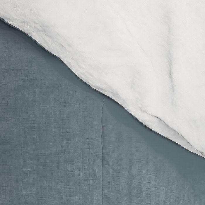 Medium Neutral Blue Gray Solid  Comforter Gallery Image 4