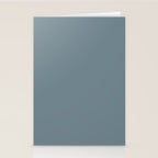 Medium Neutral Blue Gray Solid  Stationery Card Gallery Image 2