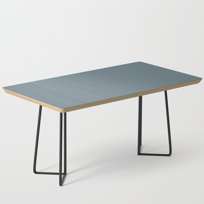 Medium Neutral Blue Gray Solid  Coffee Table Gallery Image 1