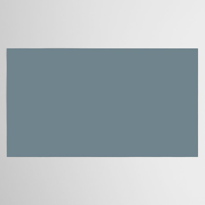 Medium Neutral Blue Gray Solid  Tablecloth Gallery Image 2