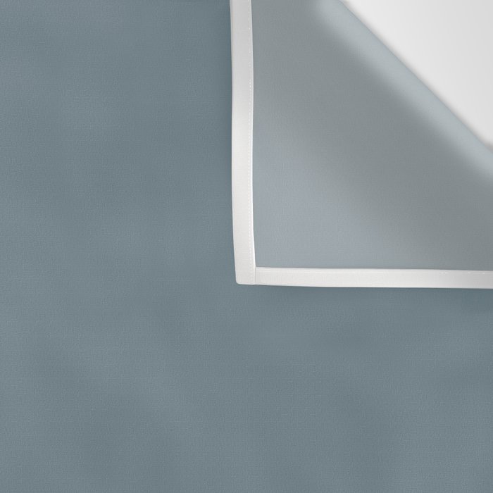 Medium Neutral Blue Gray Solid  Wall Tapestry Gallery Image 3