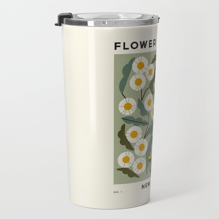 Flower Market No. 1 Travel Mug Gallery Image 3