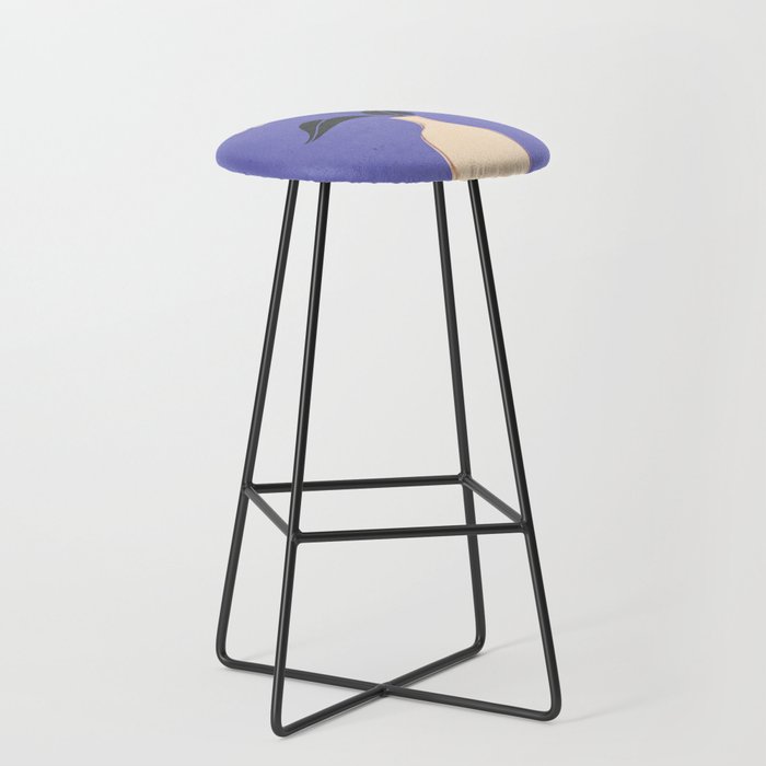 Minimal Abstract Art Vase Flower 14 Stool Gallery Image 1