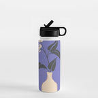 Minimal Abstract Art Vase Flower 14 Water Bottle Gallery Image 1