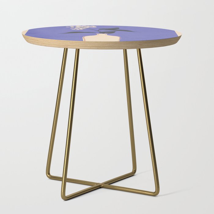 Minimal Abstract Art Vase Flower 14 Side Table Gallery Image 1