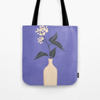 Minimal Abstract Art Vase Flower 14 Tote Bag Gallery Image 1