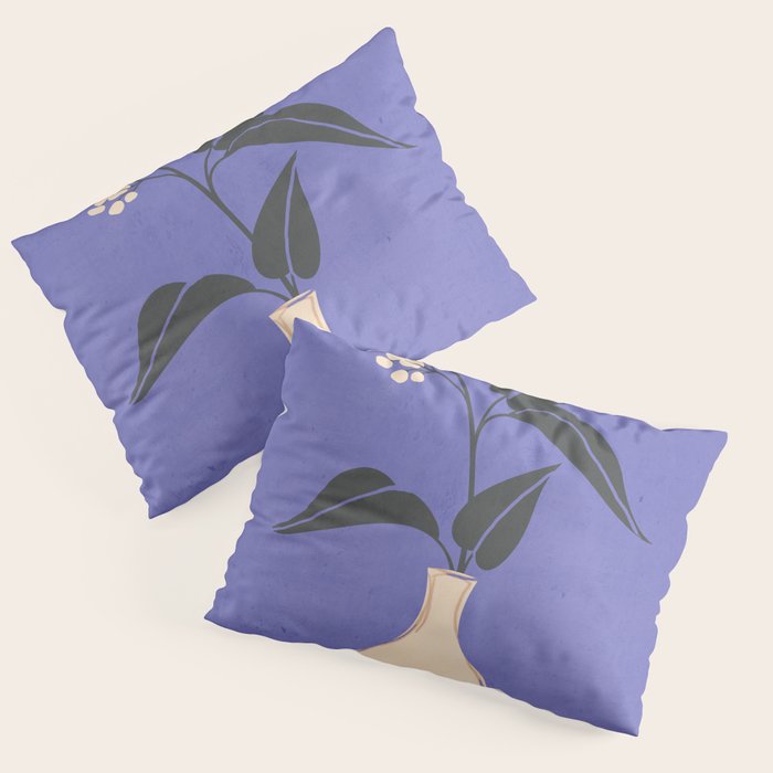 Minimal Abstract Art Vase Flower 14 Pillow Sham Gallery Image 3