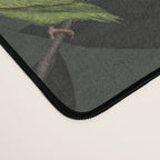 Green & Turquoise Parrotlets and Loquats Desk Mat Gallery Image 4