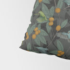 Green & Turquoise Parrotlets and Loquats Pillow Sham Gallery Image 4