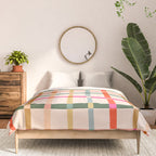 Colourful window pane checked pattern Comforter Gallery Image 3