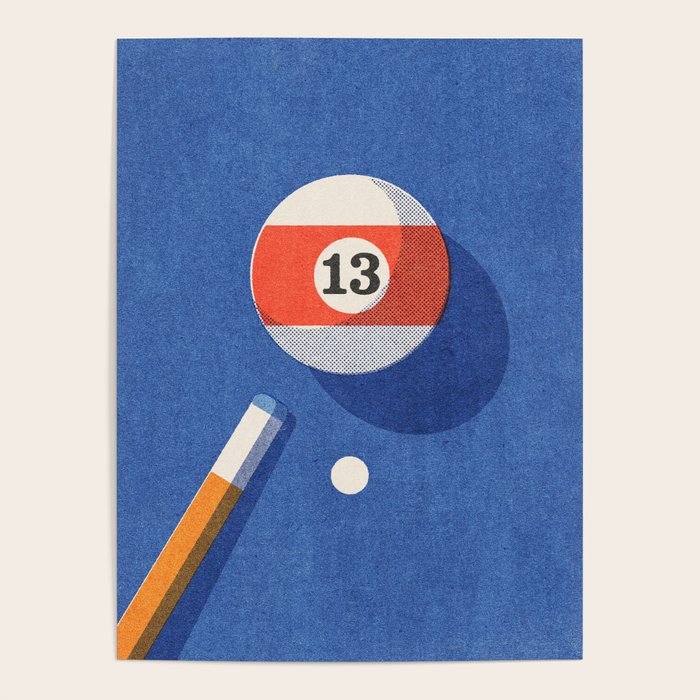 BALLS / Billiards - ball 13 I Poster Gallery Image 1