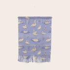 Swans With Bows - Ducks And Flowers Wall Hanging Gallery Image 1