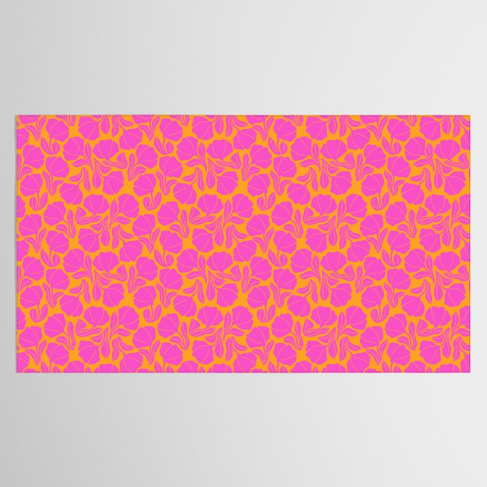 Boho Blooms - Hot Pink Tablecloth Gallery Image 2